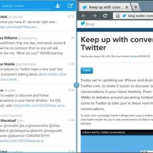 Une application Twitter optimisée pour les tablettes Samsung bientôt disponible