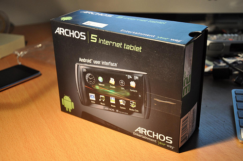 Archos 5 IT : nouveau firmware, Android 2.1 et l’Apps Lib