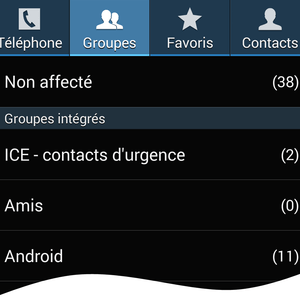 Comment créer des groupes de contacts sur Android ?