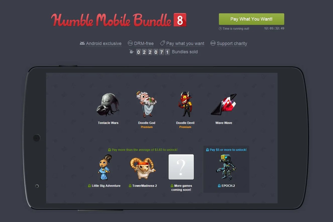 Le huitième Humble Bundle Mobile est disponible : un sans faute !
