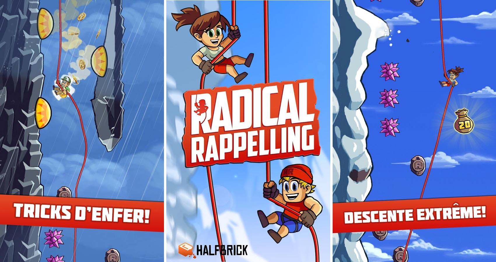 Radical Rappelling est le Jetpack Joyride de la descente en rappel
