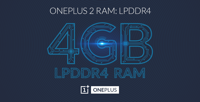 Le OnePlus 2 entrera dans le cercle très fermé des détenteurs de 4 Go de RAM LPDDR4