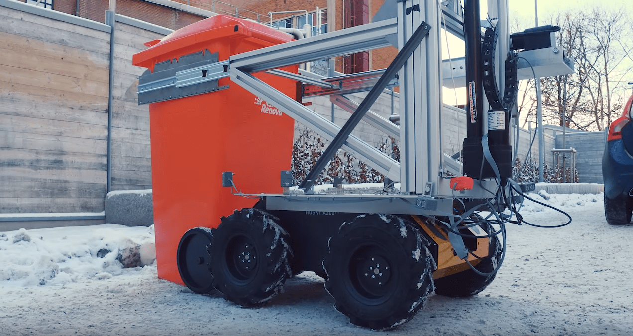 Volvo ROAR : un camion poubelle assisté par un robot et un drone