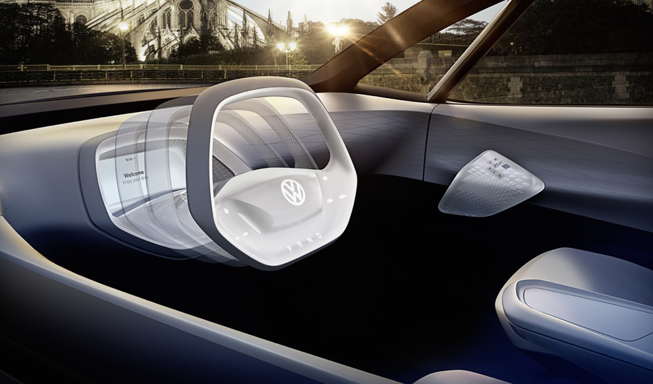 Volkswagen va dévoiler une voiture autonome au volant rétractable