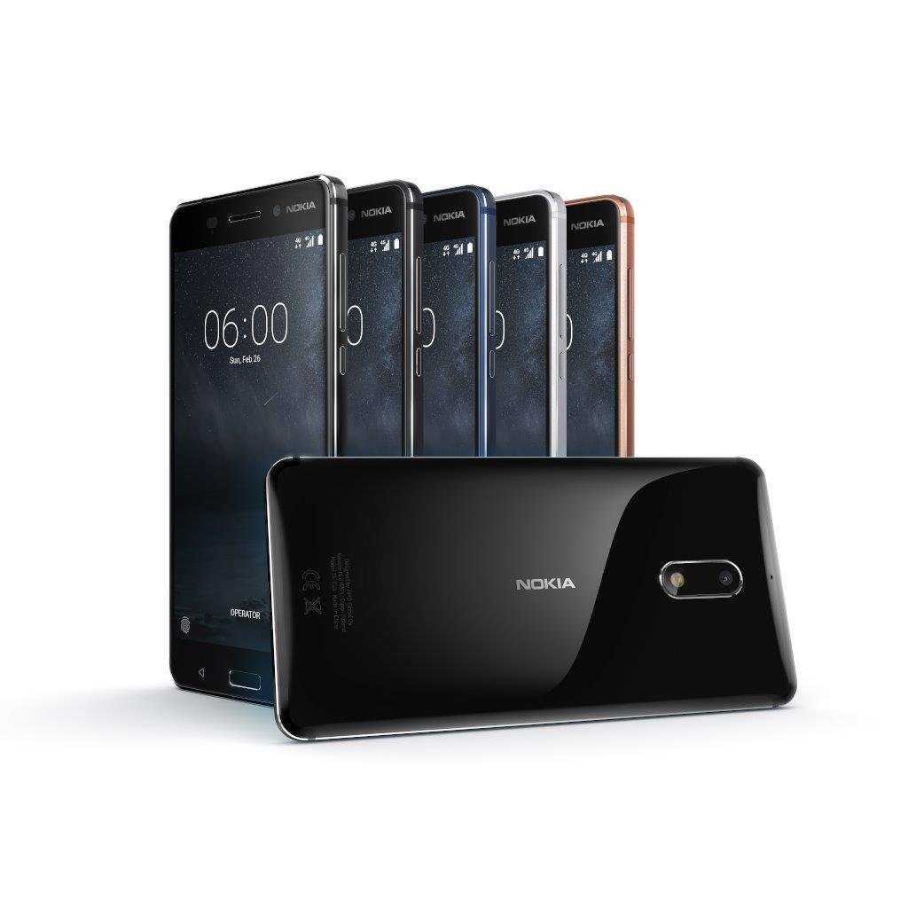 MWC 2017 : HMD lance les Nokia 3, Nokia 5 et Nokia 6 avec un Android « pur »