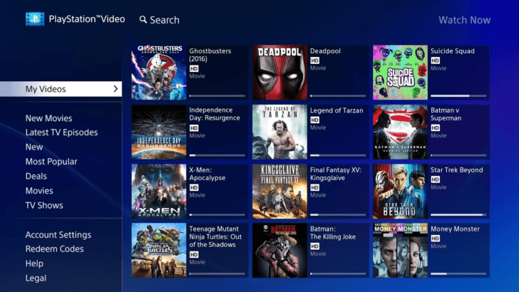 Sony PlayStation Video vient enrichir l’offre Android TV