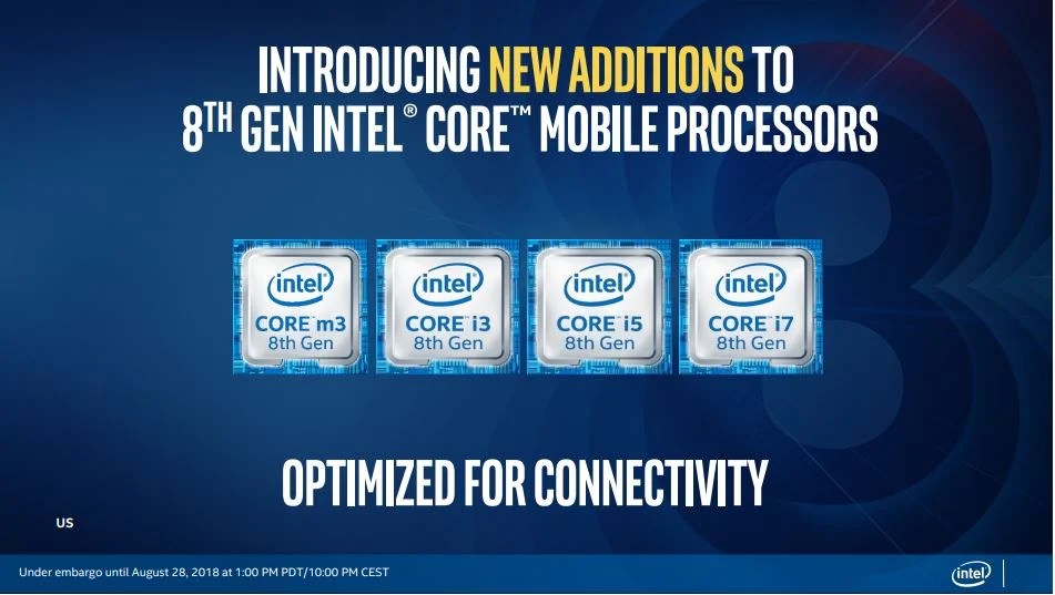 Intel Whiskey Lake-U et Amber Lake-Y : les nouveaux processeurs pour ultraportables protégés contre Spectre et Meltdown – IFA 2018