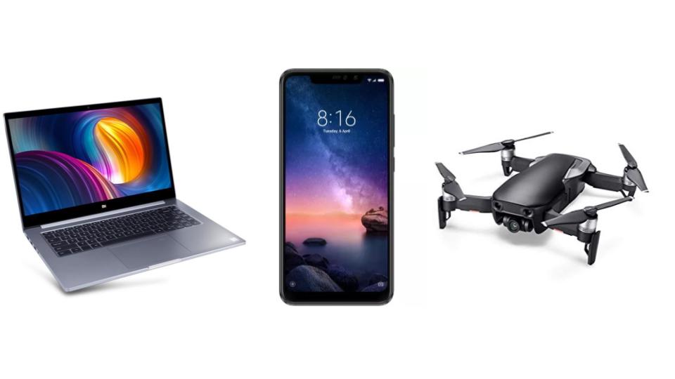 Xiaomi Redmi Note 6 Pro à 183 euros, Mi Notebook Pro à 713 euros et DJI Mavic Air à 600 euros sur GearBest