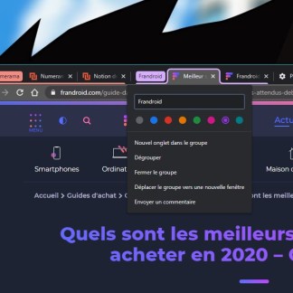 Google Chrome : on vous explique comment activer le regroupement d’onglets