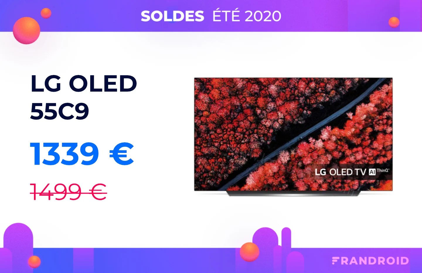 L’excellent TV LG OLED C9 en 55 pouces baisse son prix pour les soldes