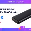 Ne tombez plus en panne de batterie avec Aukey et ses 20 000 mAh à 20 euros