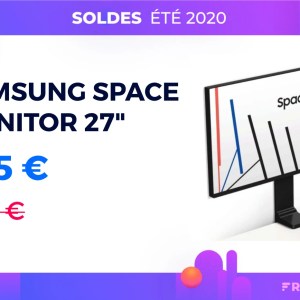 Aujourd’hui seulement, l’écran Samsung Space Monitor 27″ est moins cher