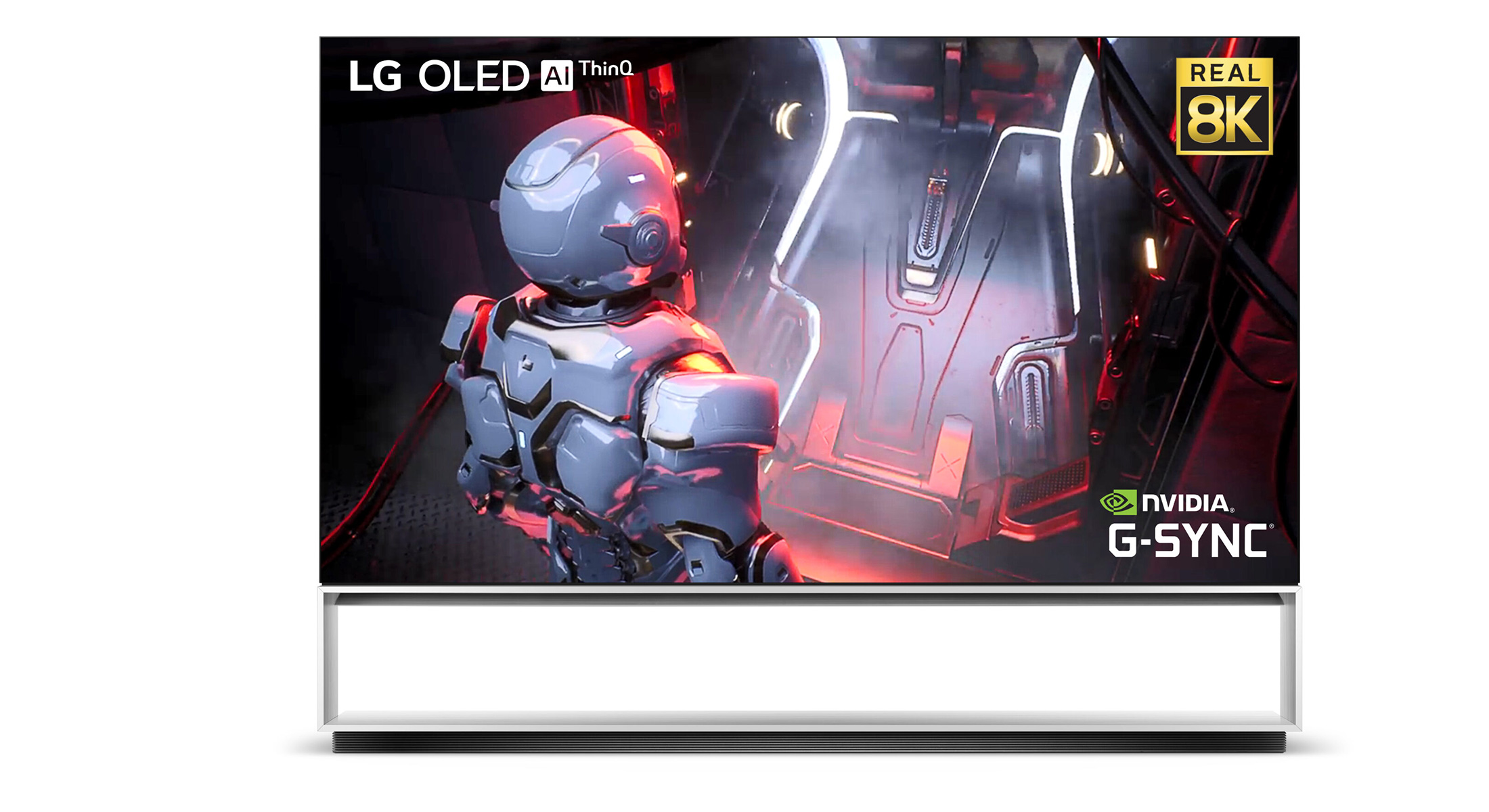 LG dévoile sa télé OLED 8K gaming avec compatibilité Nvidia G-SYNC