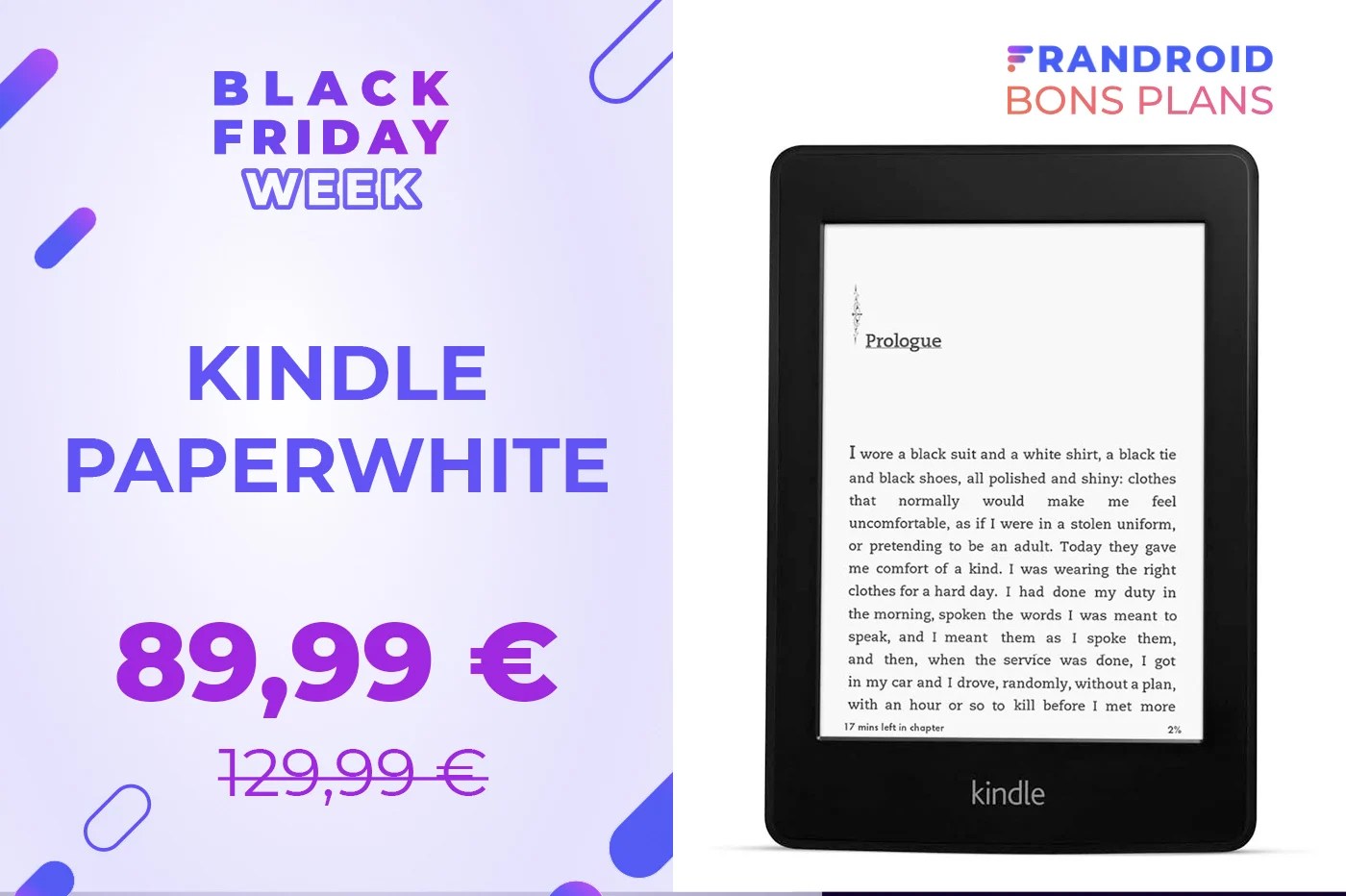 Kindle Paperwhite : la célèbre liseuse d’Amazon est à -31 % pour le Black Friday