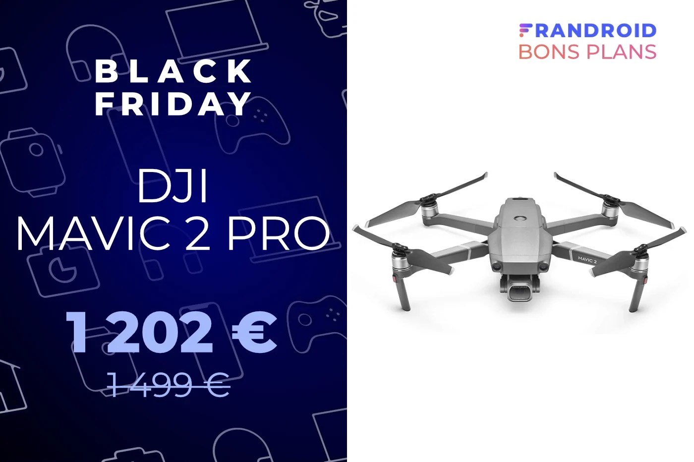 DJI Mavic 2 Pro : un drone encore plus excellent avec -300 € pour le Black Friday