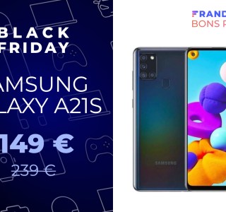 Le Samsung Galaxy A21s passe désormais sous les 150 euros pour le Black Friday