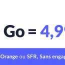 Pour moins de 5 euros, ce forfait propose 20 Go (voire plus) sur le réseau d’Orange ou de SFR