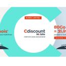 Cdiscount mobile propose un nouveau forfait 80 Go à seulement 3,99 €/mois