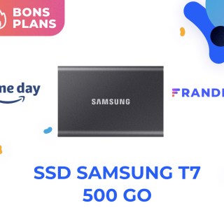 Amazon demande seulement 65 euros pour l’excellent SSD Samsung T7 de 500 Go