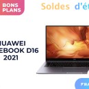 le nouveau Huawei MateBook D 16 (Ryzen 4600H) perd 100 €