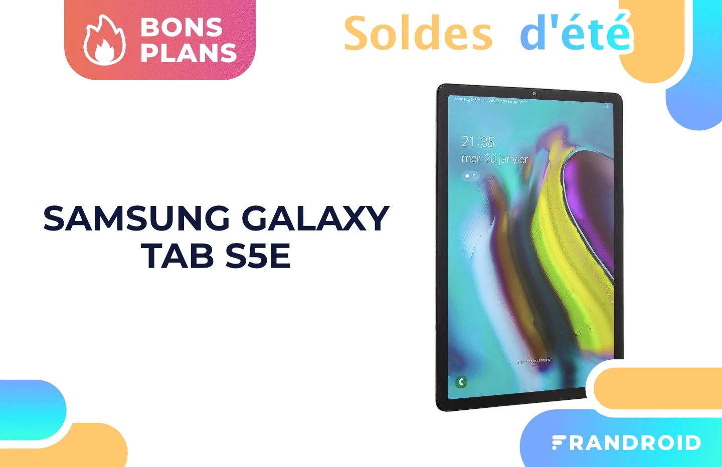 Soldes : la tablette Samsung Galaxy Tab S5E à moins de 379 € chez Boulanger