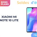 Les soldes font baisser le prix du Xiaomi Mi Note 10 Lite sur Amazon