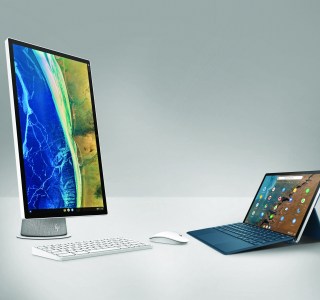 HP annonce deux produits sous Chrome OS, dont un intrigant iMac avec un écran rotatif