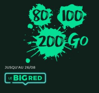 Les nouveaux forfaits RED sont enfin intéressants : à partir de 80 Go pour 10 €/mois