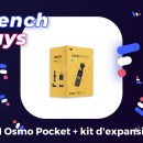 DJI Osmo Pocket : le pack caméra + accessoires coûte 120 € de moins pour les French Days