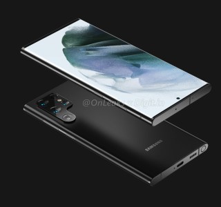 Samsung Galaxy S22 Ultra : il a tout d’un Note selon OnLeaks (rendu 3D)