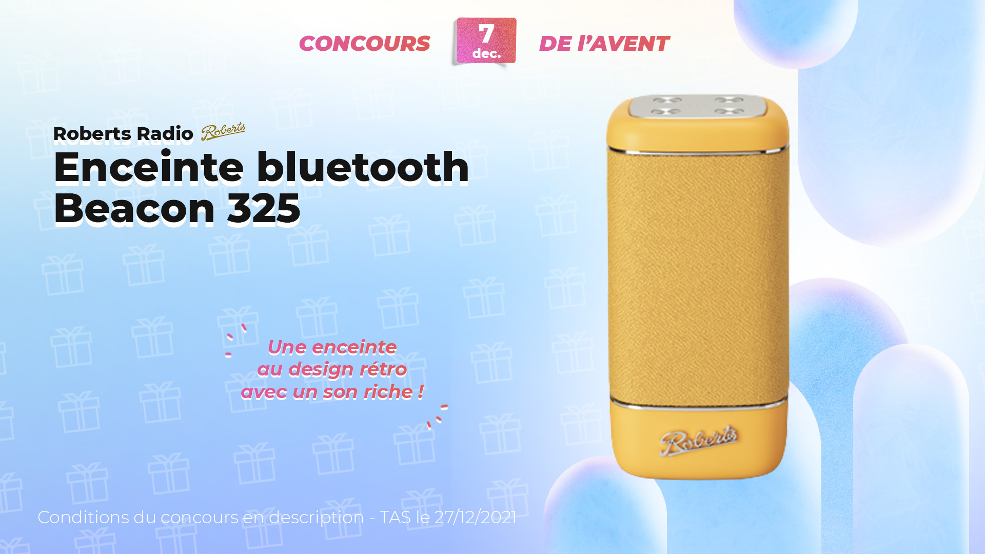 #FrandroidOffreMoi une enceinte Bluetooth pour mettre l’ambiance en soirée