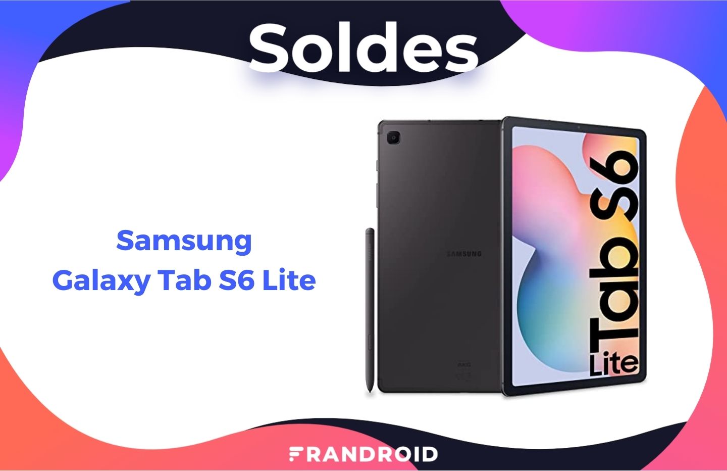 La Samsung Galaxy Tab S6 Lite (avec S Pen) perd 120 € pour les soldes