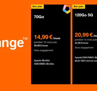 Orange : ces forfaits 4G et 5G à prix réduit sont disponibles jusqu’à ce soir