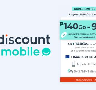 Voici un forfait mobile massif de 140 Go pour moins de 10 euros par mois