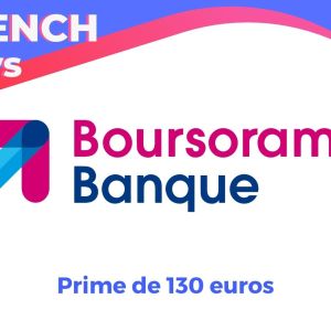 Pour les French Days, Boursorama Banque offre 130 € de prime à l’ouverture