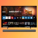 À -25 %, ce pack TV QLED 4K Ambilight Philips de 65″ + barre de son 2.0 est idéal pour se faire une petite installation de cinéphile