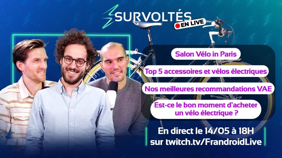 Antivol vélo qui pue le cadavre, nos recommandations vélos électriques et débrief’ du Vélo in Paris : rendez-vous dans notre prochaine émission Survoltés