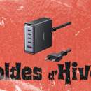 Ce chargeur Ugreen de 65 W avec 5 ports (USB-C et USB-A) compatible avec tous les appareils décharge 25 % de son prix lors des soldes