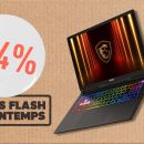 Ce laptop gaming MSI avec Ultra 7, RTX 5070 Ti et écran 240 Hz a droit à une remise de 34 % pendant les ventes flash d&rsquo;Amazon
