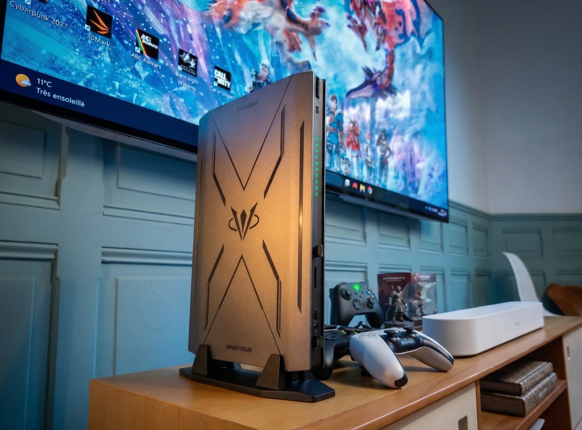 On a testé le Minisforum AtomMan G7 Pro : j&rsquo;ai transformé un mini PC en console de salon