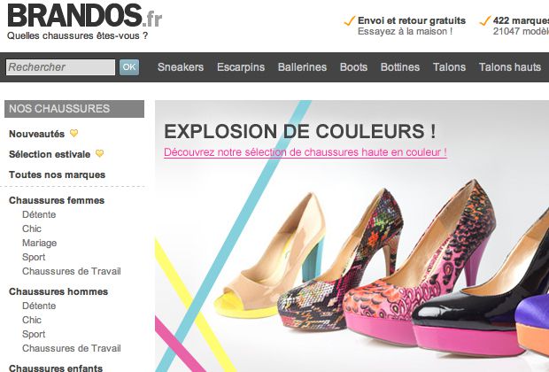 Brandos.fr, un nouvel e-shop de chaussures