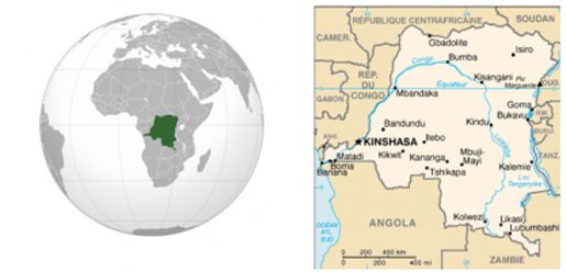 congomap Les 6 millions de morts invisibles de la République Démocratique du Congo