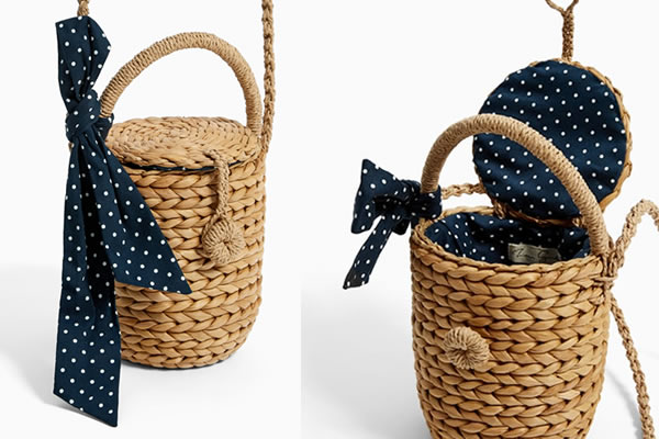 panier osier tendance