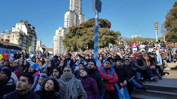 Buenos Aires, le 16 juin 2018. © Esther Meunier