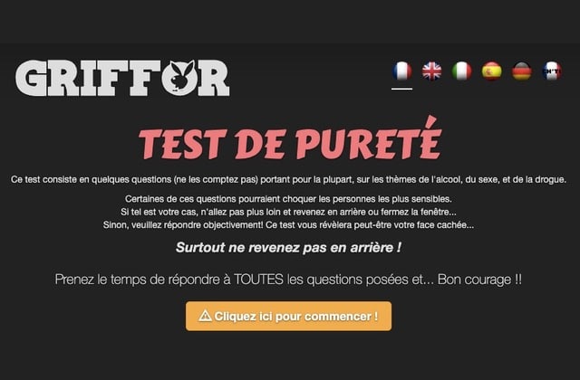 Le controversé test de pureté Griffor a été supprimé par l’un de ses créateurs qui raconte pourquoi