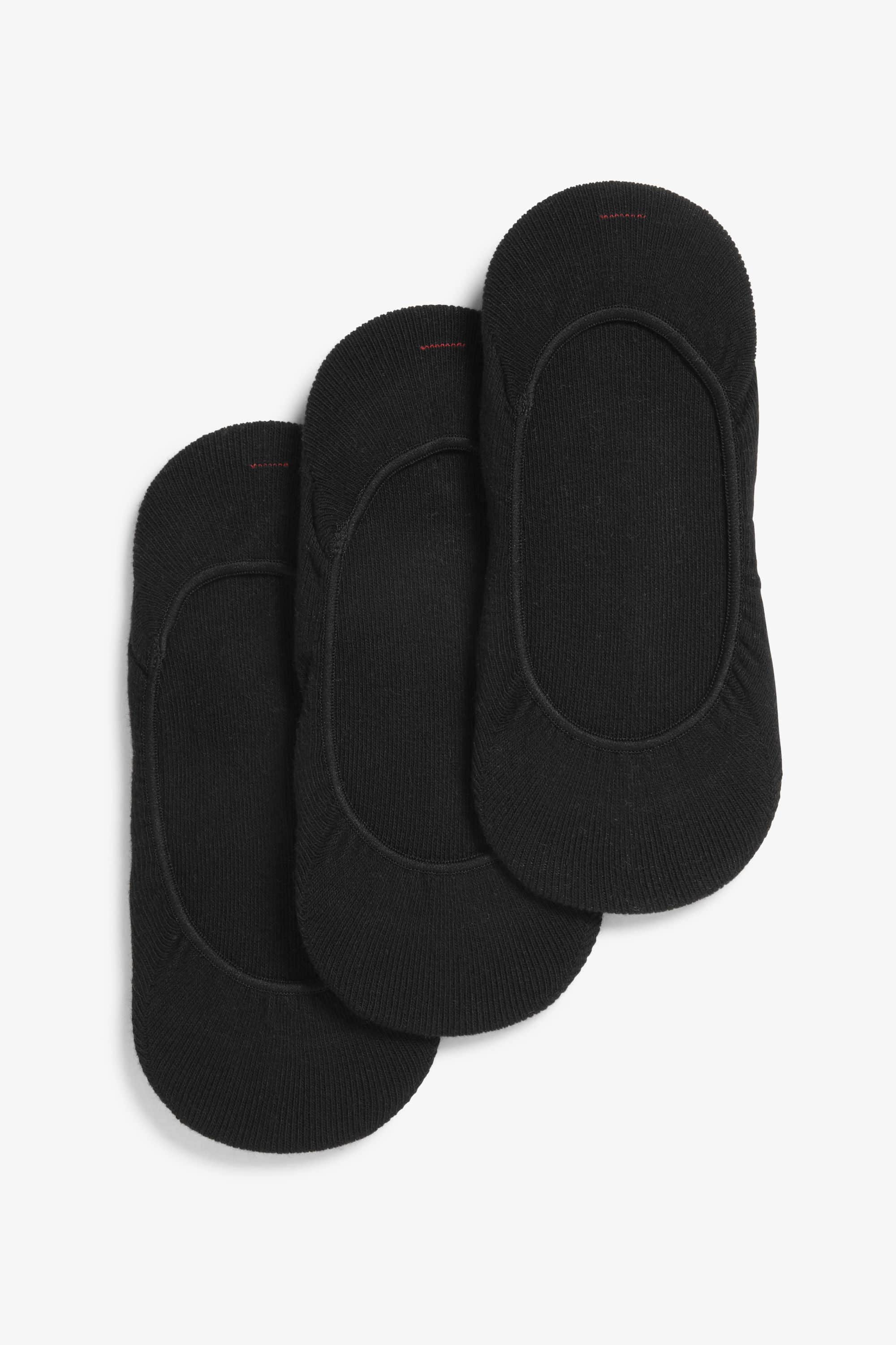 Chaussettes invisibles pour ballerines, Monki, 6 € les 3 paires.