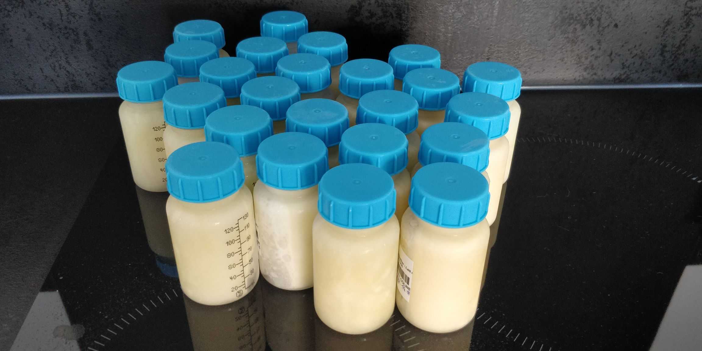 Les petites bouteilles de lait de Coline