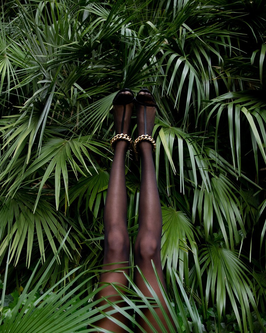 Les collants biodégradables de la marque Hēdoïne coûtent 28 pounds.
