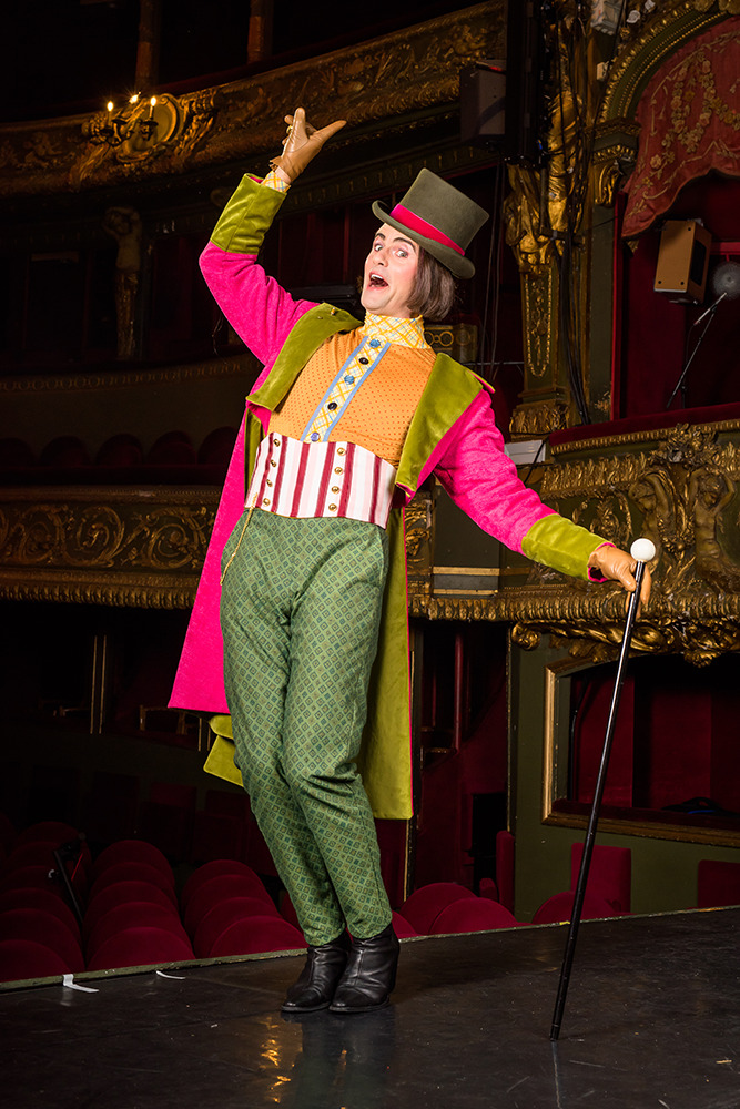 Willy Wonka dans la pièce de Philippe Hersen