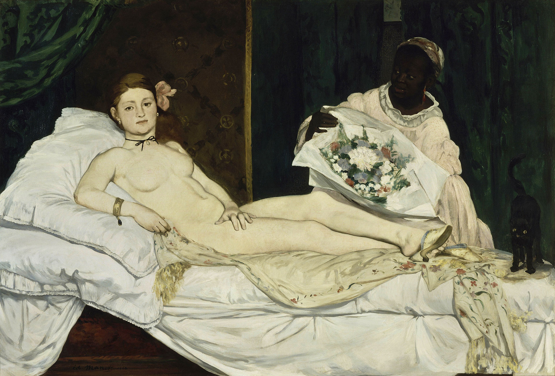 Olympia, d’Edouard Manet (1863).